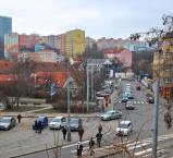 Březen 2012 - Křižovatka ulic Michelská X Nuselská X U Plynárny  krátce před celkovou rekonstrukcí
